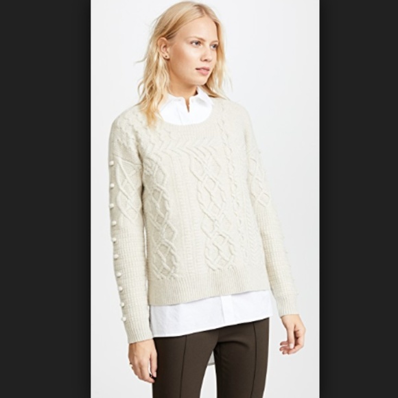 Madewell Bobble Open Side Pullover Sweater Merino - Picture 2 of 7